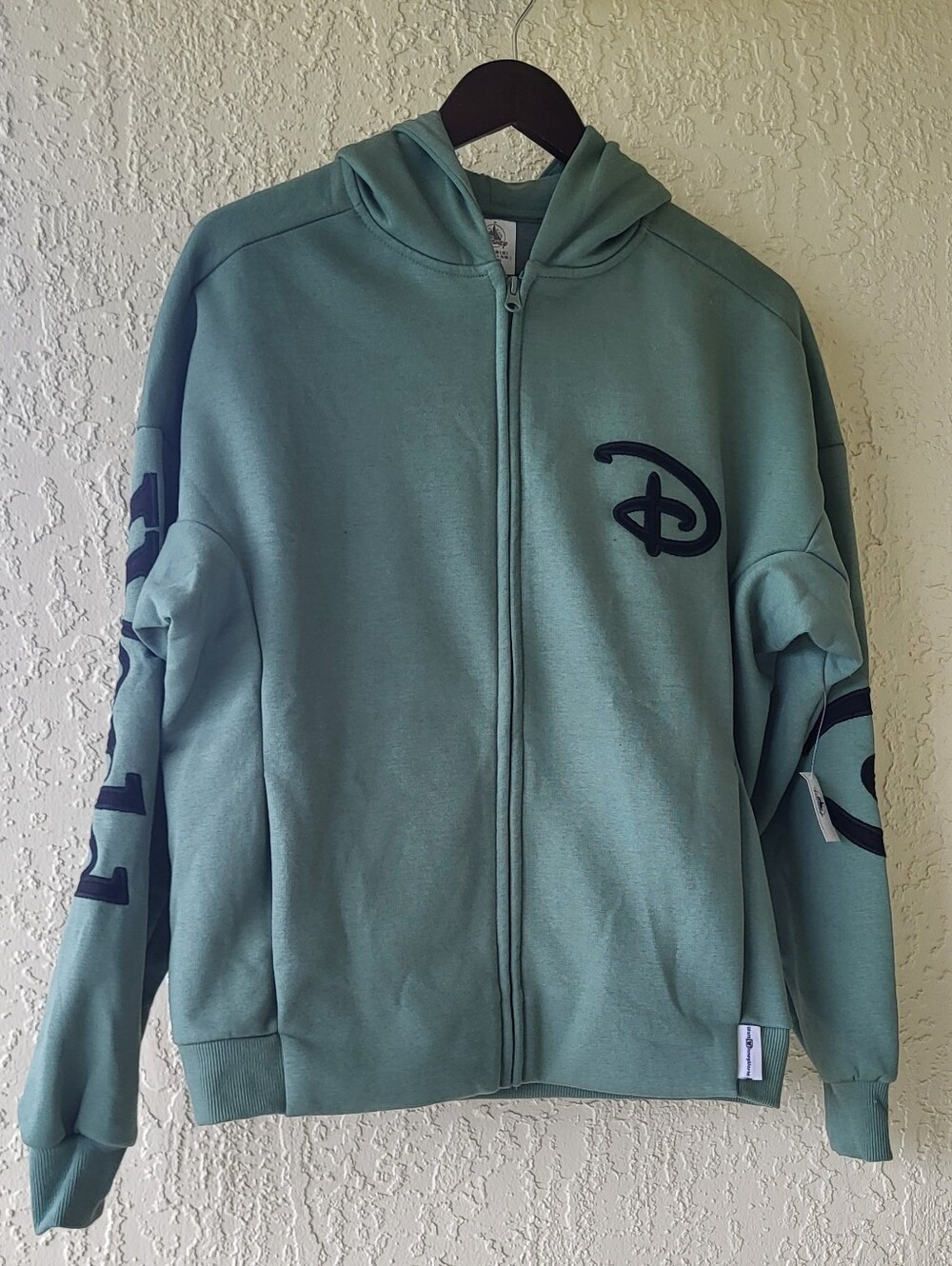 Disney World Disney Parks Zip-Up Hoodie Jacket in Green